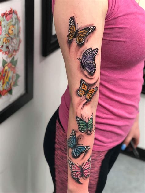 butterfly arm tattoo ideas